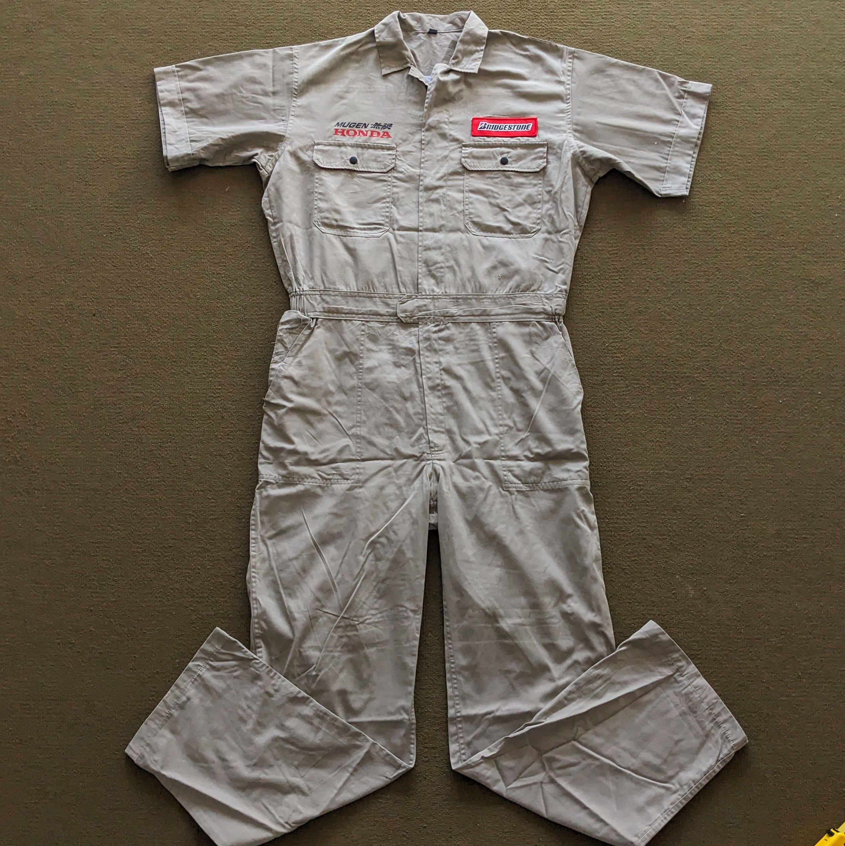 Japanese Brand BRIDGESTONE HONDA Motorsports Coverall Custom Jacket Size US M / EU 48-50 / 2 - 3 Thumbnail