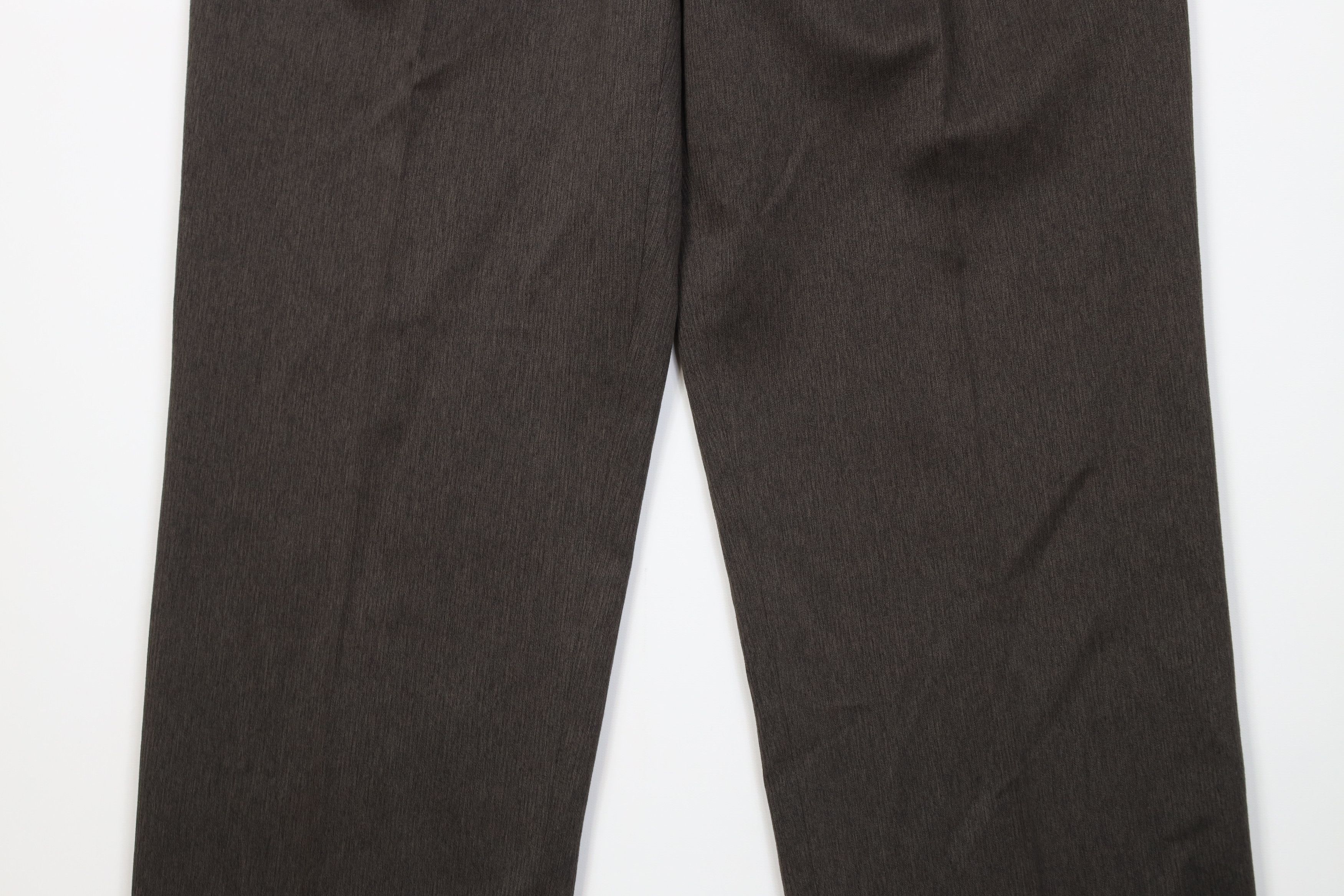 Vintage Vintage 90s Streetwear Knit Wide Leg Chino Pants Brown Size US 34 / EU 50 - 3 Thumbnail