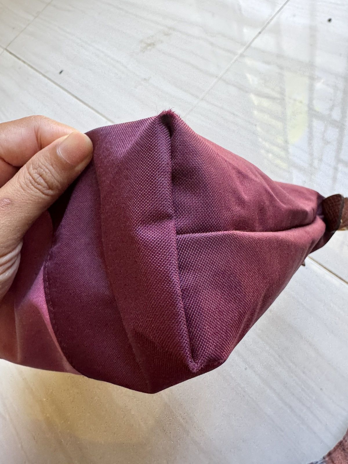 Longchamp Longchamp Shoulder Bag Burgundy and Pink Colour Size ONE SIZE - 3 Thumbnail