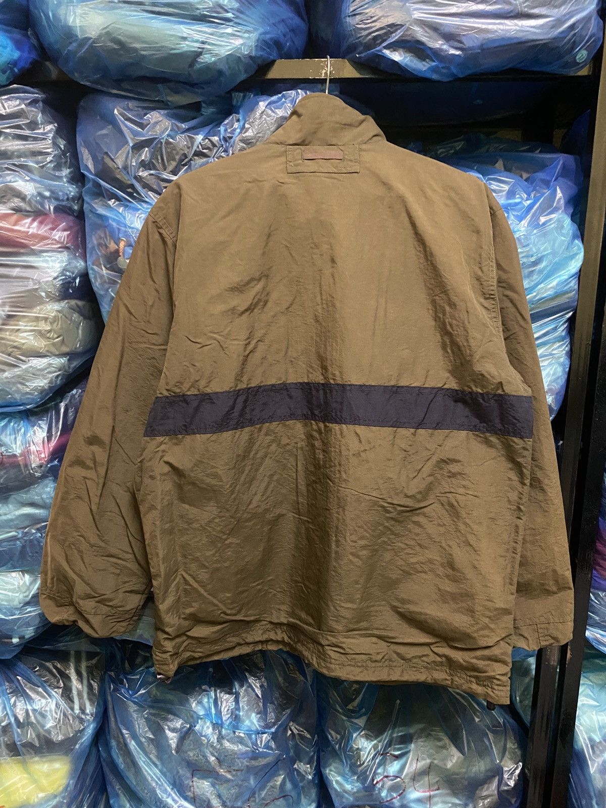 Zippo Vintage Zippo Japan Olive Green Nylon Windbreaker Jacket Size US L / EU 52-54 / 3 - 6 Thumbnail