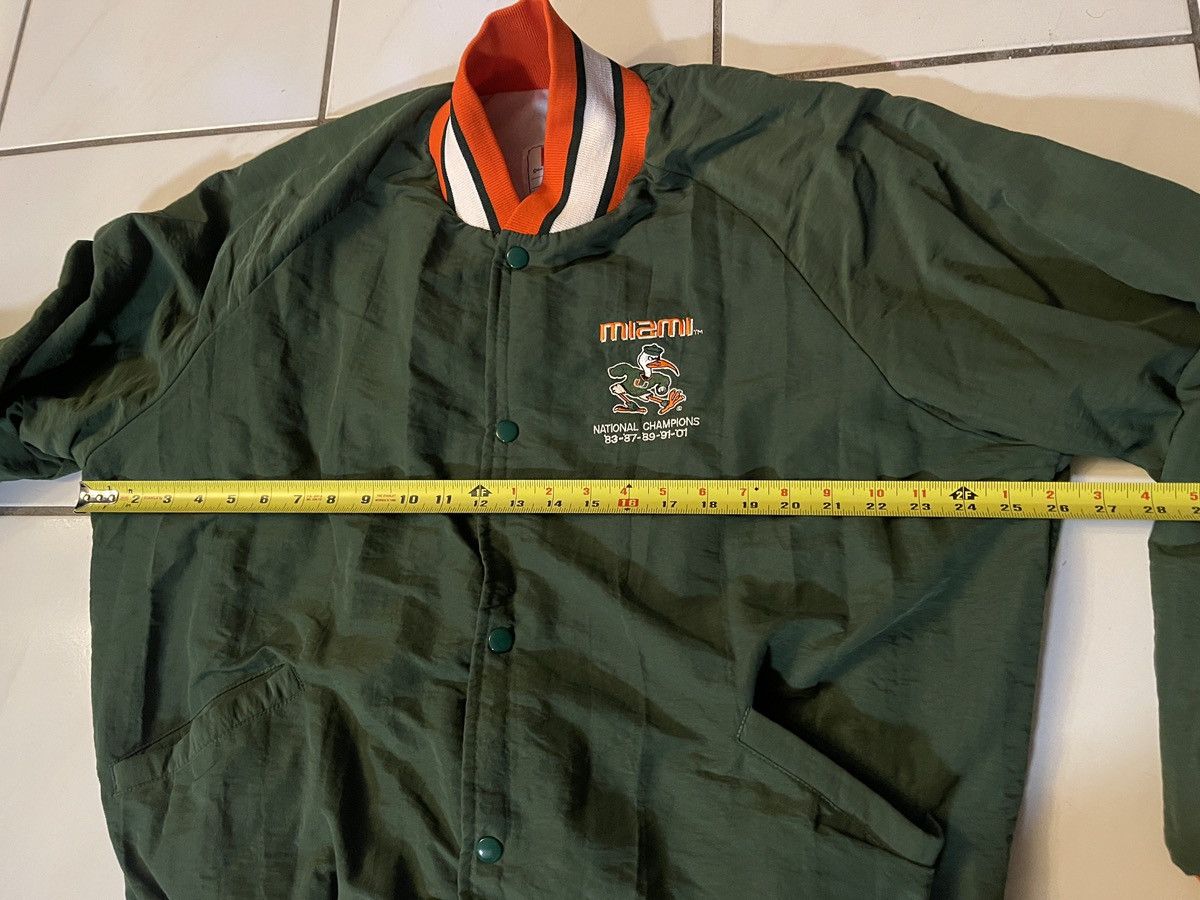 Other VINTAGE Miami Hurricanes Stitch Count Jacket XL Made In USA Size US XL / EU 56 / 4 - 6 Thumbnail