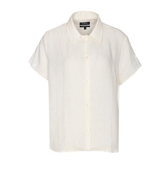 A.P.C. A.P.C. Women Shirts LIAEK F12440 AAC White Size S / US 4 / IT 40 - 1 Thumbnail
