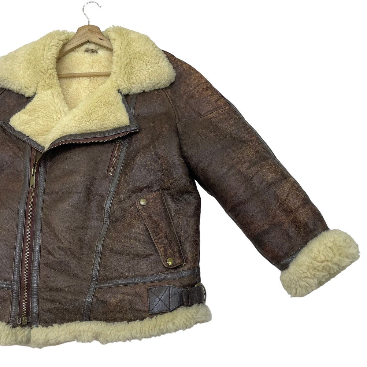 Other 🔥Vintage West Cost B3 Shearling Double Collar Size US M / EU 48-50 / 2 - 4 Thumbnail