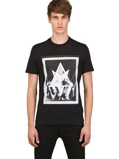 Givenchy Black Bondage Star Print T-Shirt Size US S / EU 44-46 / 1 - 2 Thumbnail