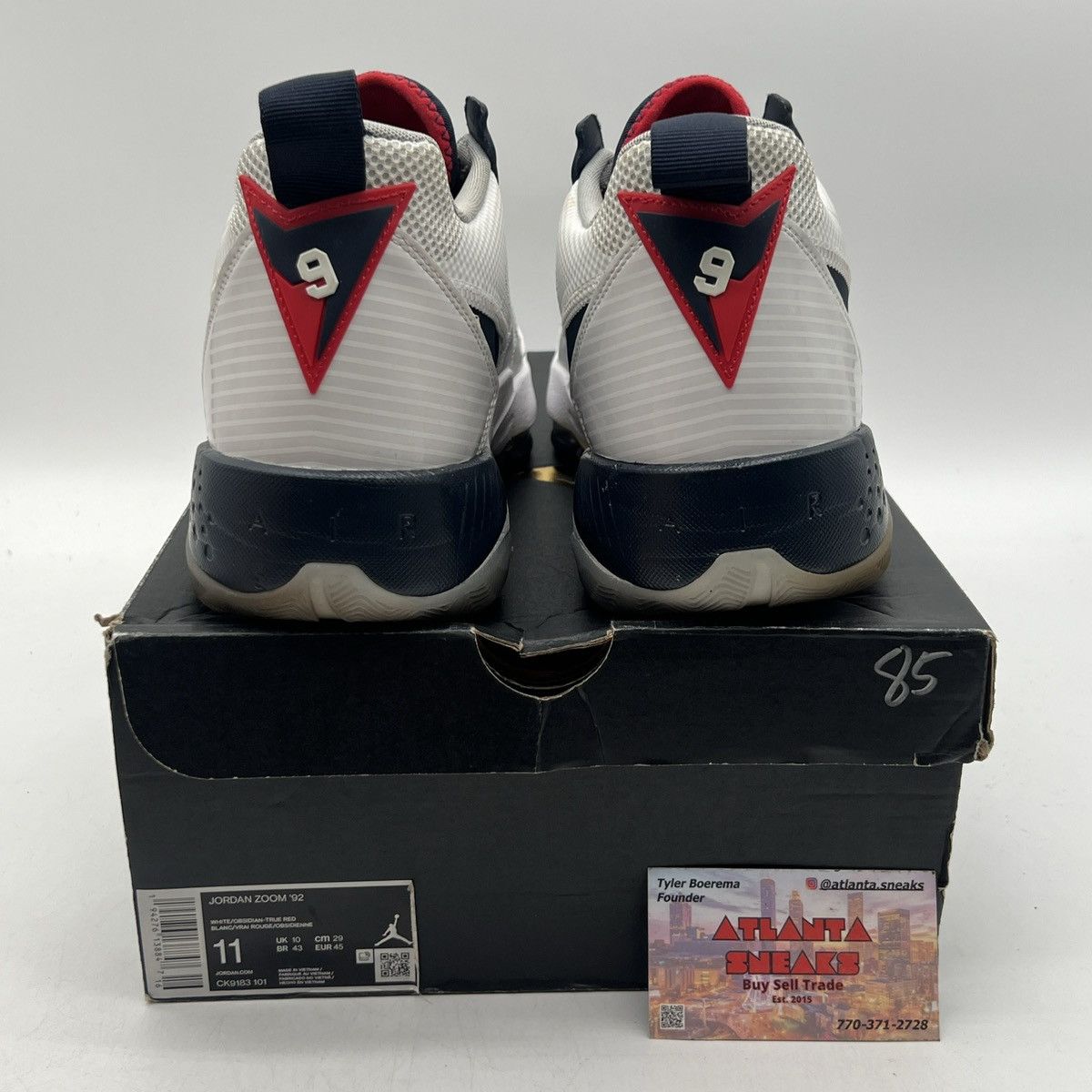 Nike Jordan Zoom 02 Olympics Size US 11 / EU 44 - 3 Thumbnail
