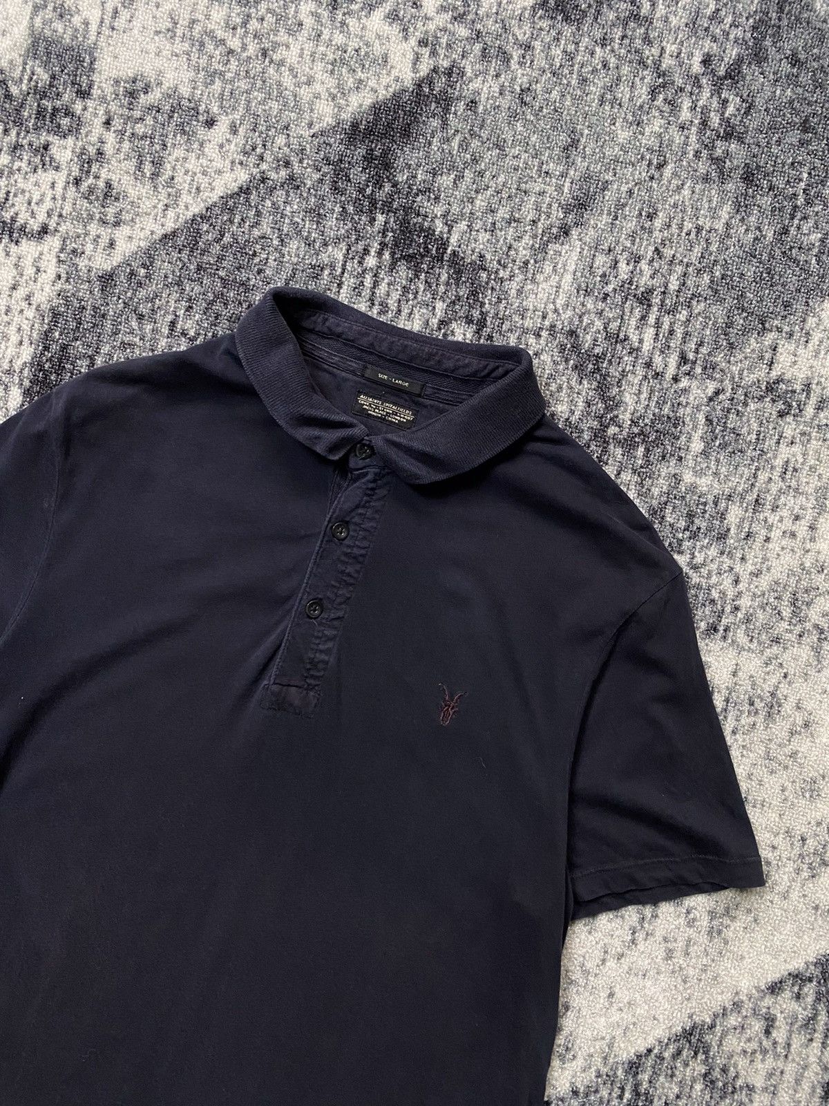 Allsaints × Vintage Vintage Allsaints Spitalfields Polo Classic Casual Style Size US L / EU 52-54 / 3 - 3 Thumbnail