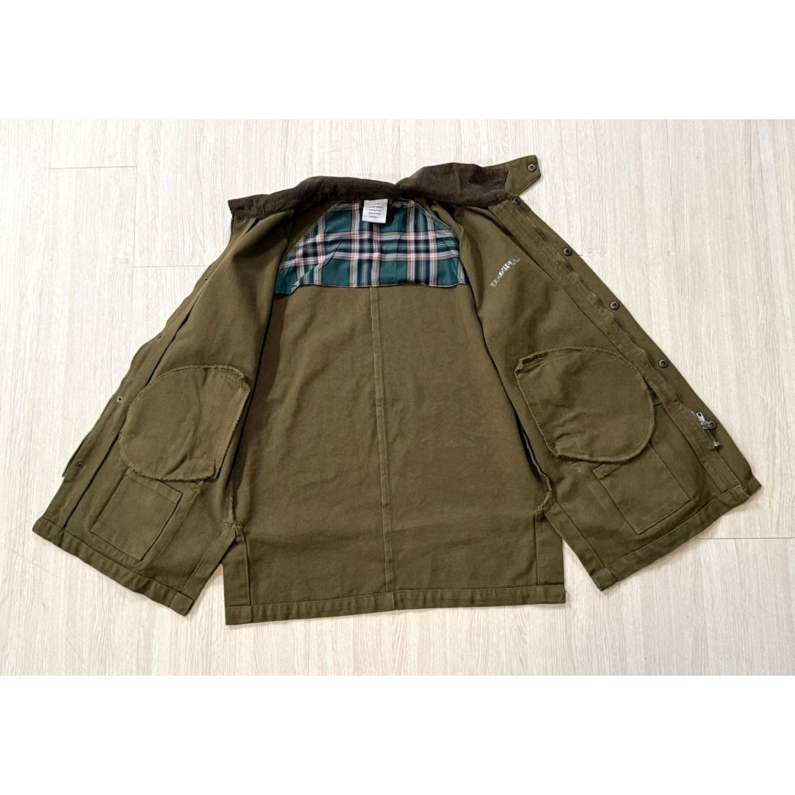 Vintage VINTAGE Laphroaig Jacket Coat Workwear Small Green Bomber Men Regular Size S Zip Button Snap Pockets Lined All Seasons Embroidered Logo Size US S / EU 44-46 / 1 - 4 Thumbnail