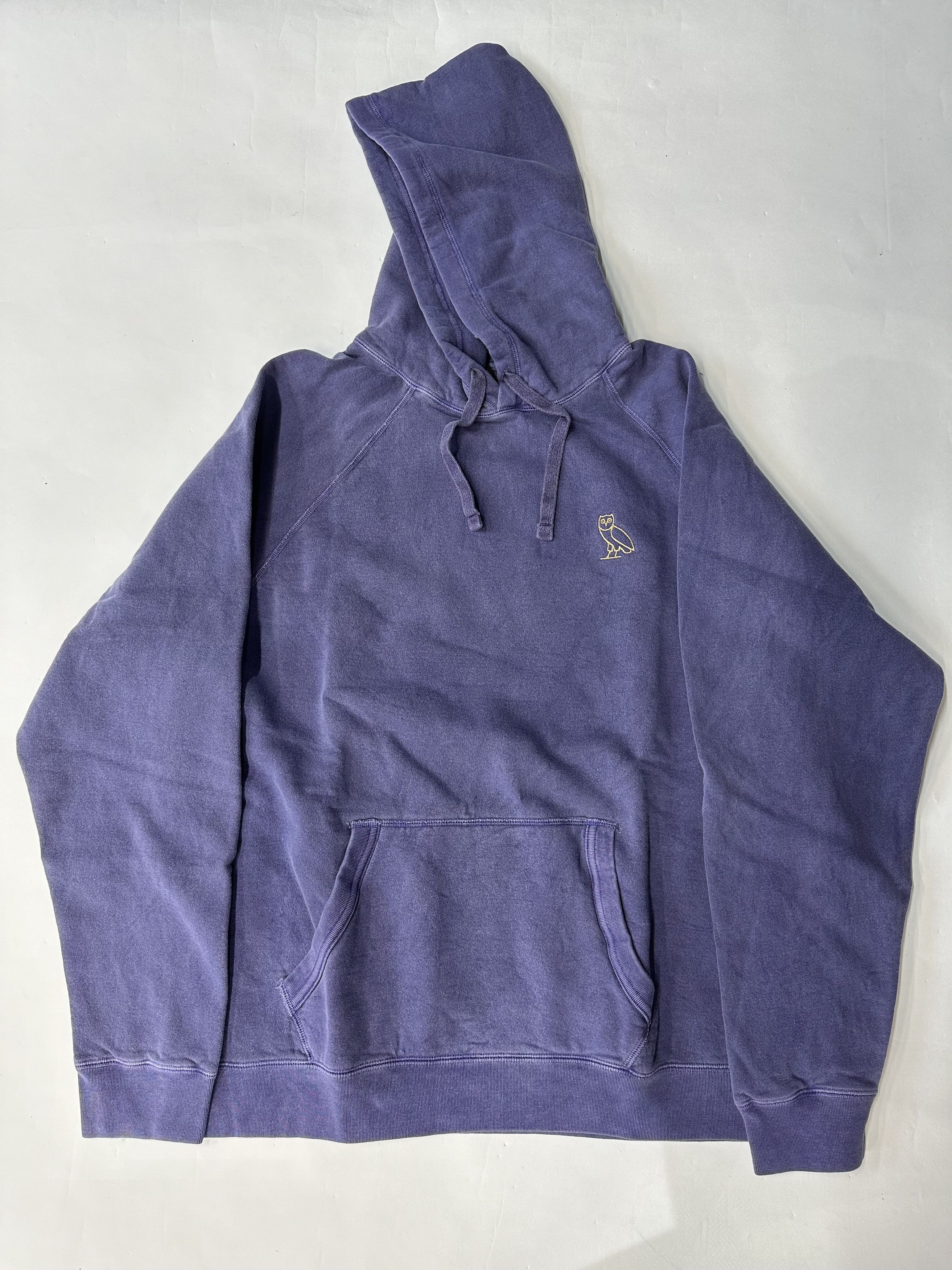 image of Octobers Very Own Ovo Garment Dye Hoodie Lilac, Men's (Size 2XL)