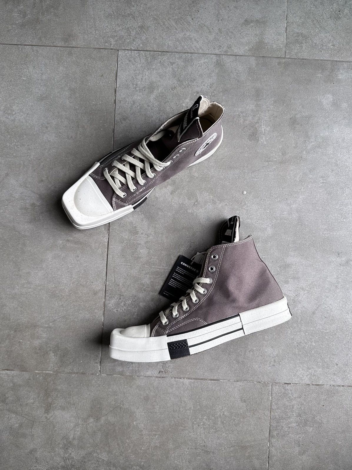 Rick Owens Rick Owens DRKSTAR HI Converse Size US 10 / EU 43 - 6 Thumbnail