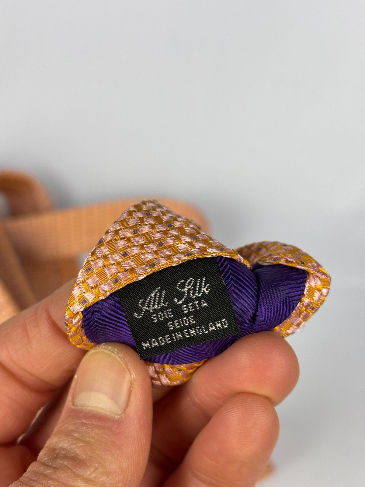 Ozwald Boateng Ozwald Boateng Bespoke Couture Silk Tie Made England Size ONE SIZE - 10 Thumbnail