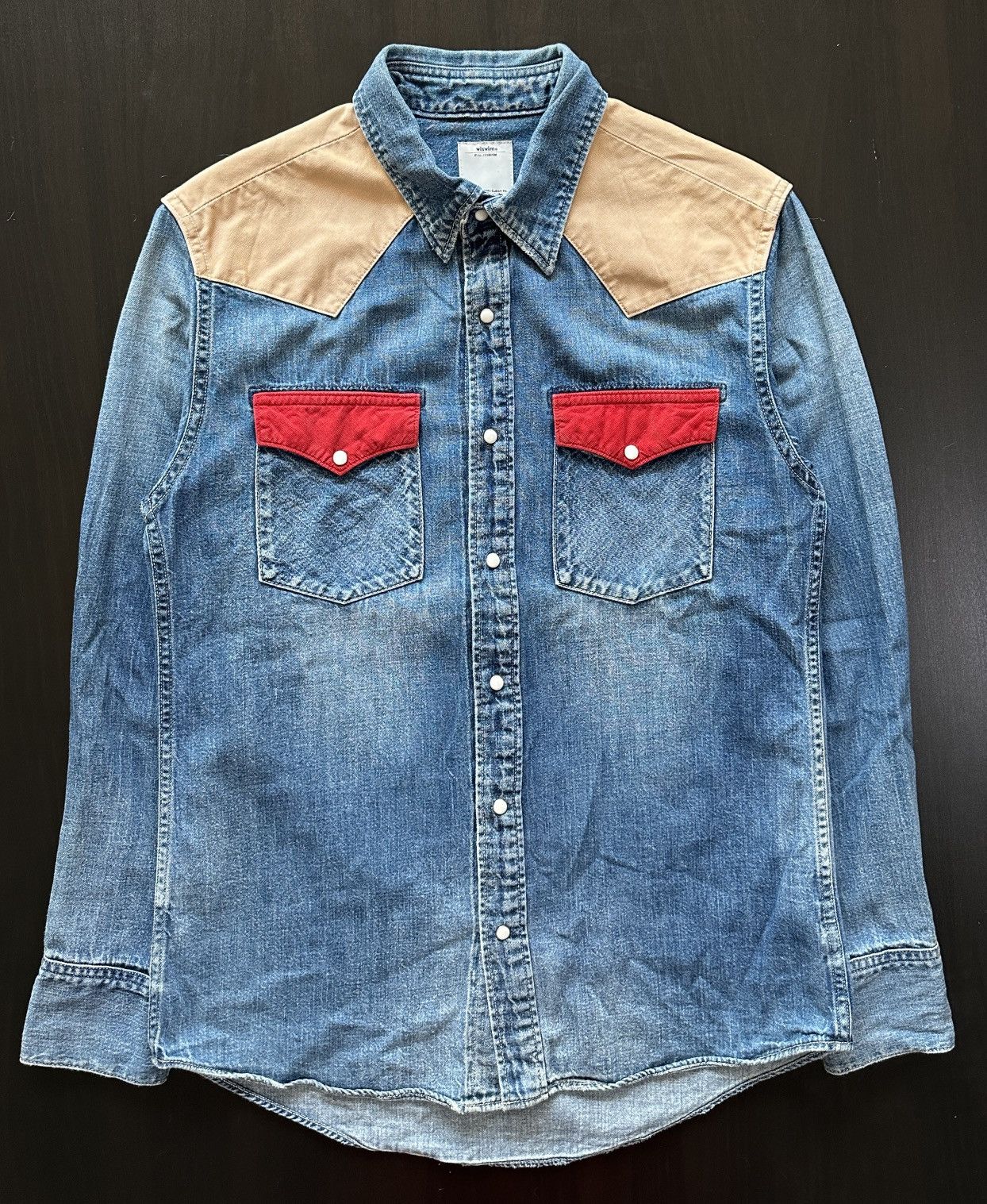 Visvim Visvim Denim Western Shirt – Made in Japan – Size 1 Size US S / EU 44-46 / 1 - 2 Thumbnail