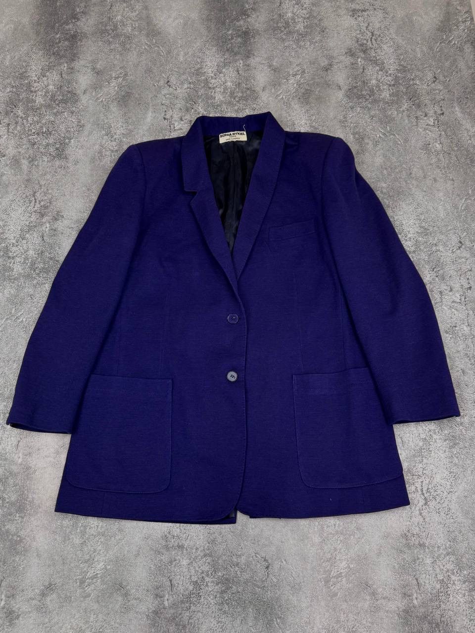 Sonia Rykiel Sonia Rykiel Paris Women Vintage Blazer Wool Purple Size XL Size XL / US 12-14 / IT 48-50 - 1 Thumbnail
