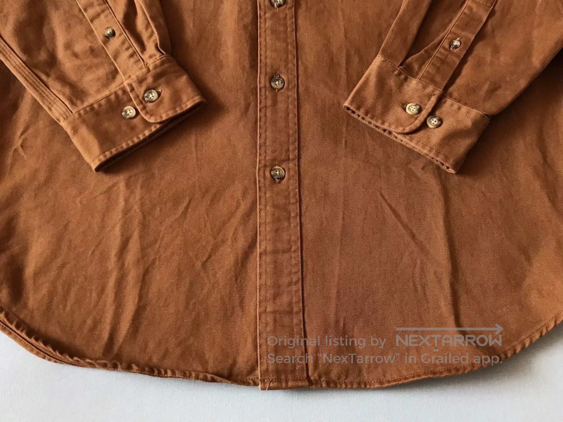 Carhartt Carhartt S09 Brown Heavy Work Shirt. Size US M / EU 48-50 / 2 - 5 Thumbnail