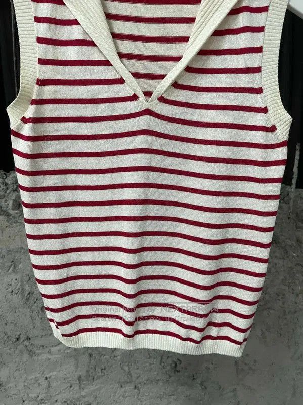 Dior Dior Striped Summer Sleeveless Top for Women . Size XXS / US 00 / IT 34 - 5 Thumbnail