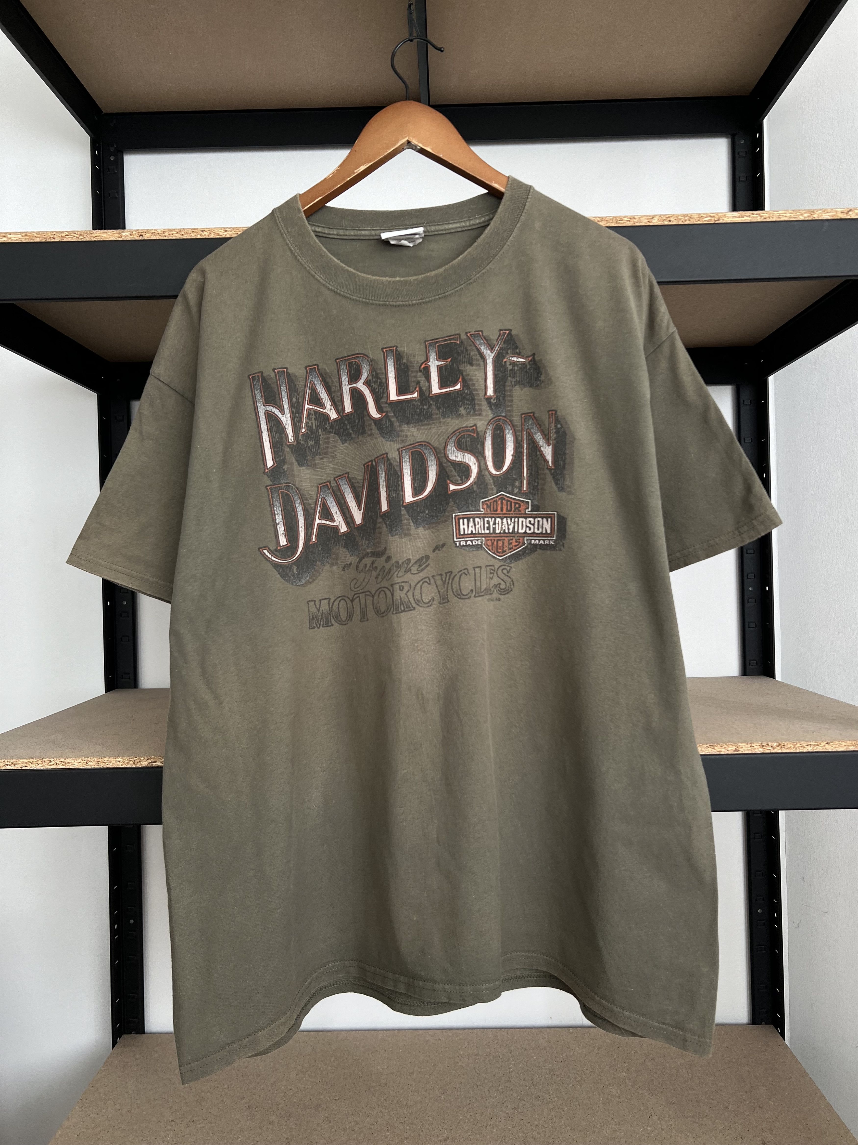 Harley Davidson Vintage 2014 Harley Davidson Motorcycle Snake T-shirt Size US XL / EU 56 / 4 - 3 Thumbnail