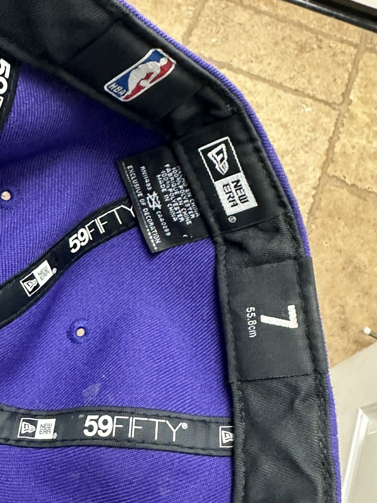 NBA NBA Los Angeles Lakers New Era Fitted Hat Cap Metallic Logo Size ONE SIZE - 4 Thumbnail