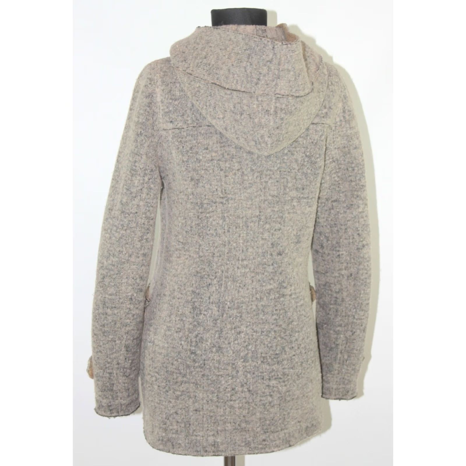 Trussardi Trussardi Jeans Overcoat Wool Beige Size 44 Adults Womens Size 30" / US 8 / IT 44 - 7 Thumbnail