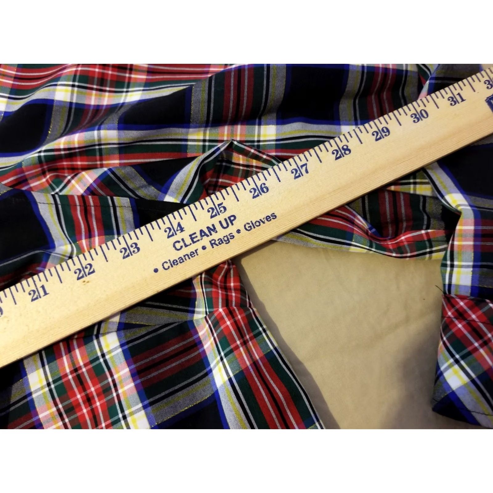 Talbots Womens Talbots Red Cotton Blouse Plaid Button Dress Shirt 20wp Petite Size 3XL / US 20-22 - 4 Thumbnail