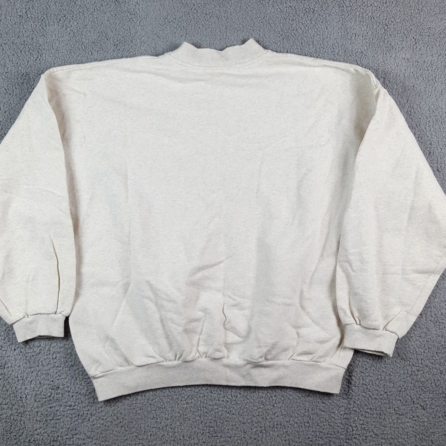 Fruit Of The Loom VINTAGE Fruit of the Loom Gray Fleece Pullover Crewneck Sweatshirt XL 90s Embroidered Unisex Adults Size US XL / EU 56 / 4 - 5 Thumbnail