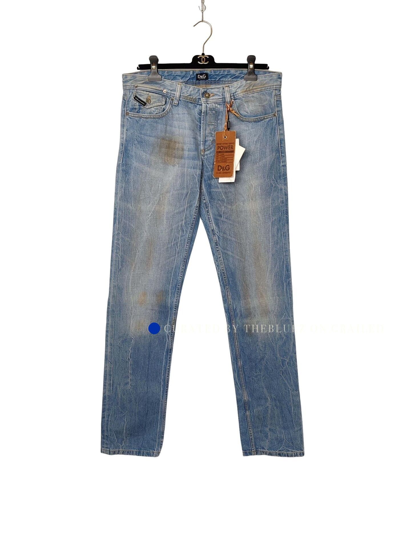 Dolce & Gabbana Blue Denim Jeans Size 32 Size US 32 / EU 48 - 1 Thumbnail