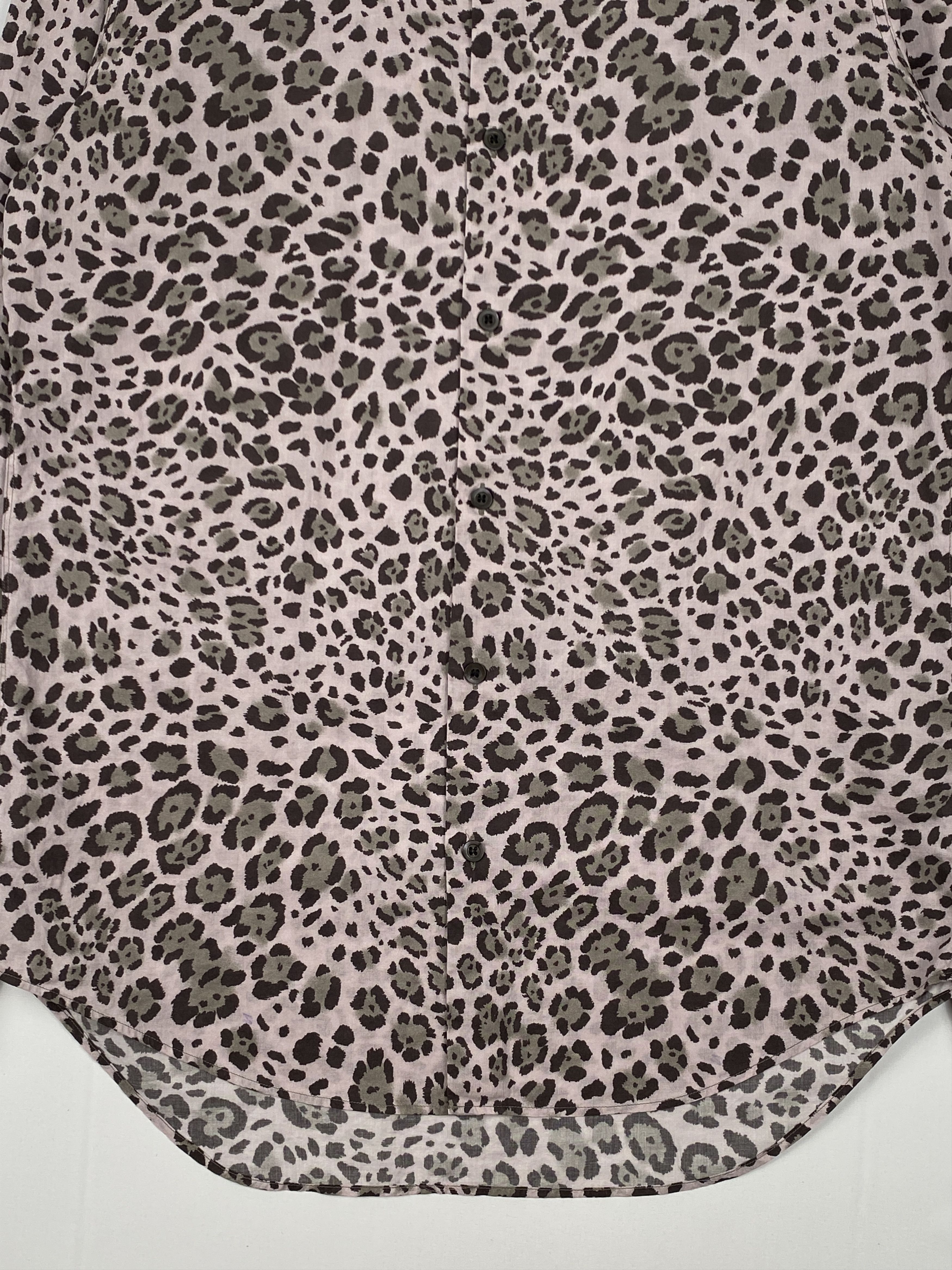 Dries Van Noten Leopard Print Long Sleeve Polo Size US M / EU 48-50 / 2 - 4 Thumbnail