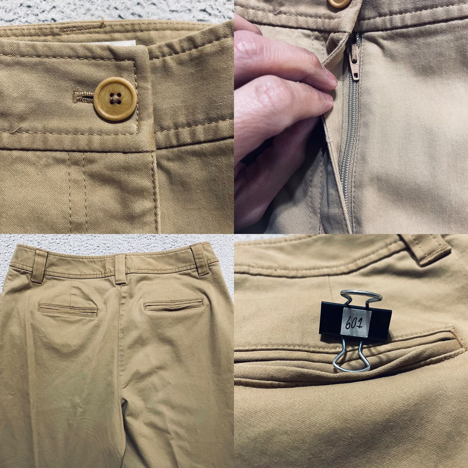 Talbots Talbots Beige Chino Pants Womens Regular Straight 30in Inseam 10 XS? Size 32" / US 10 / IT 46 - 8 Thumbnail