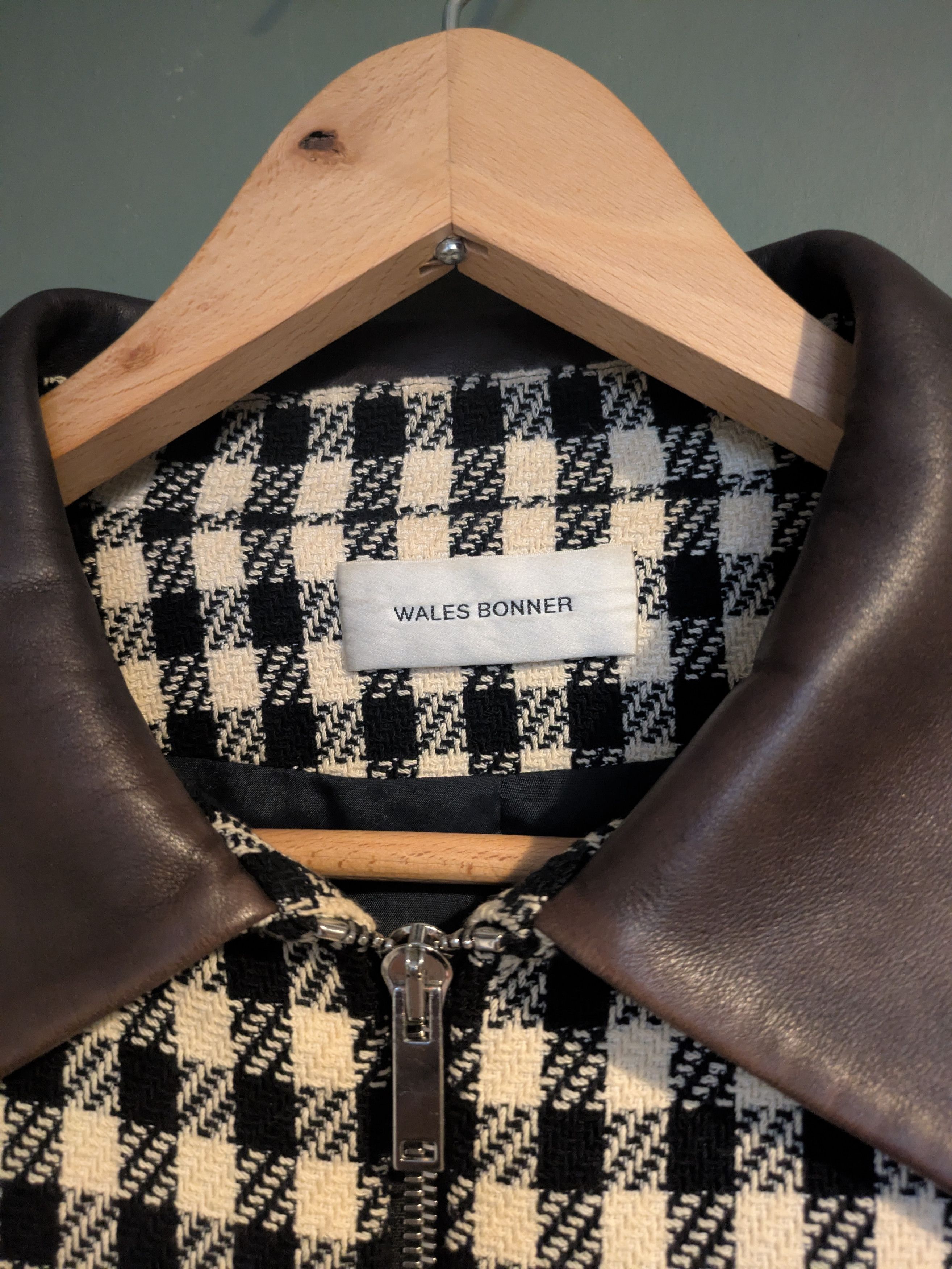 Wales Bonner AW18 black cream jacket jacket Size US M / EU 48-50 / 2 - 2 Thumbnail