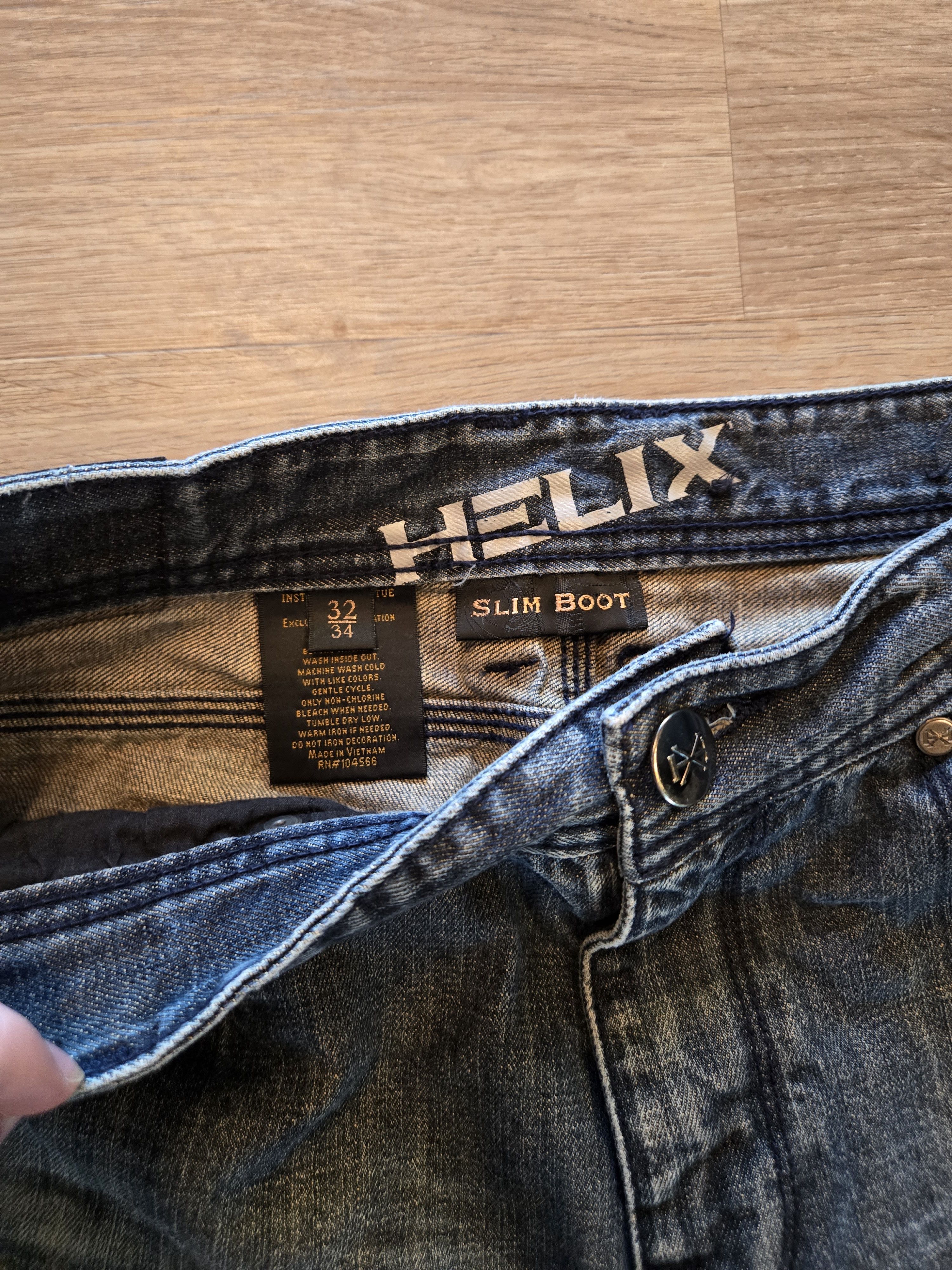 Helix Vintage Helix Jeans Size US 32 / EU 48 - 6 Thumbnail