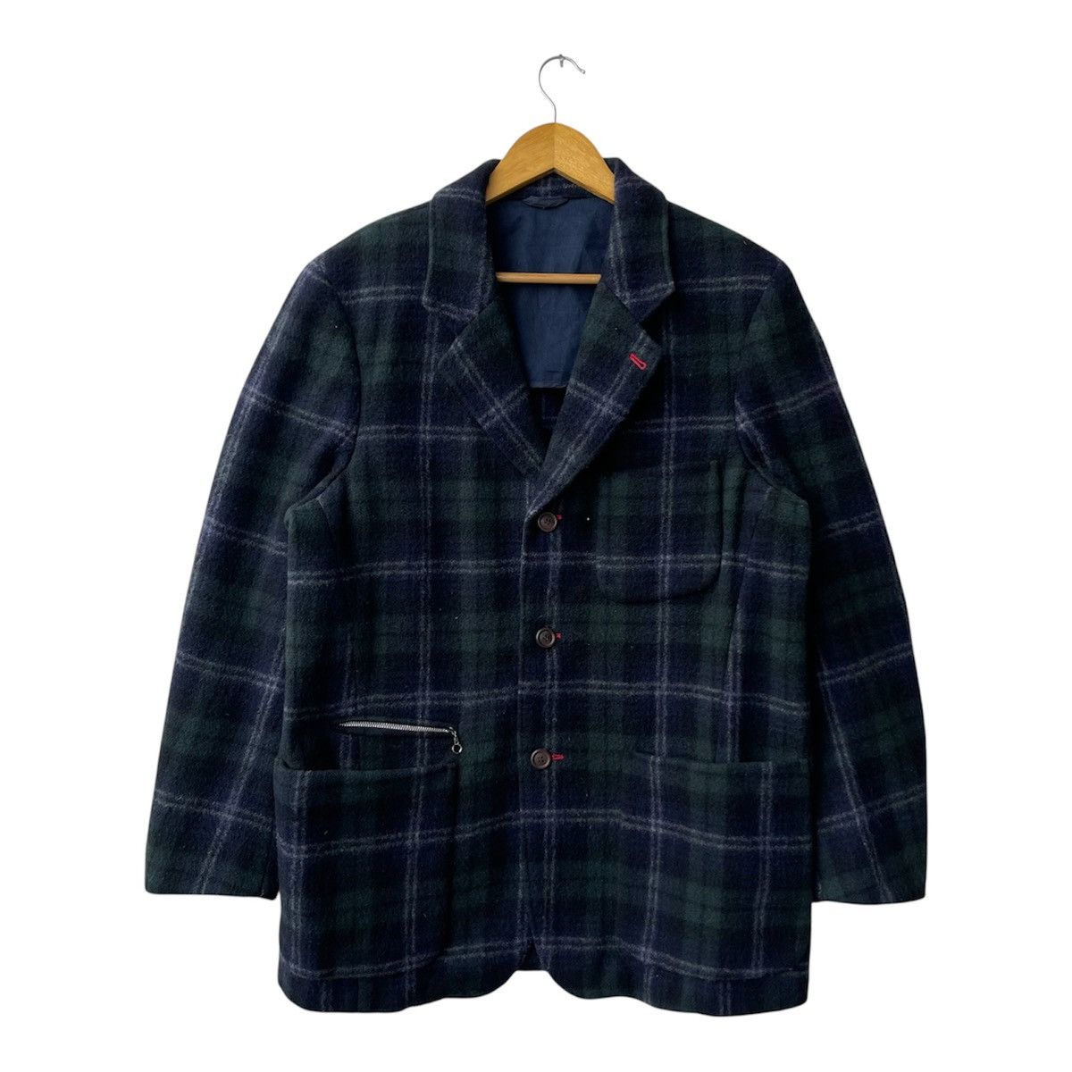 45rpm Vintage 45rpm North Marine Drive Plaid Wool Chore Jacket Size US M / EU 48-50 / 2 - 1 Thumbnail