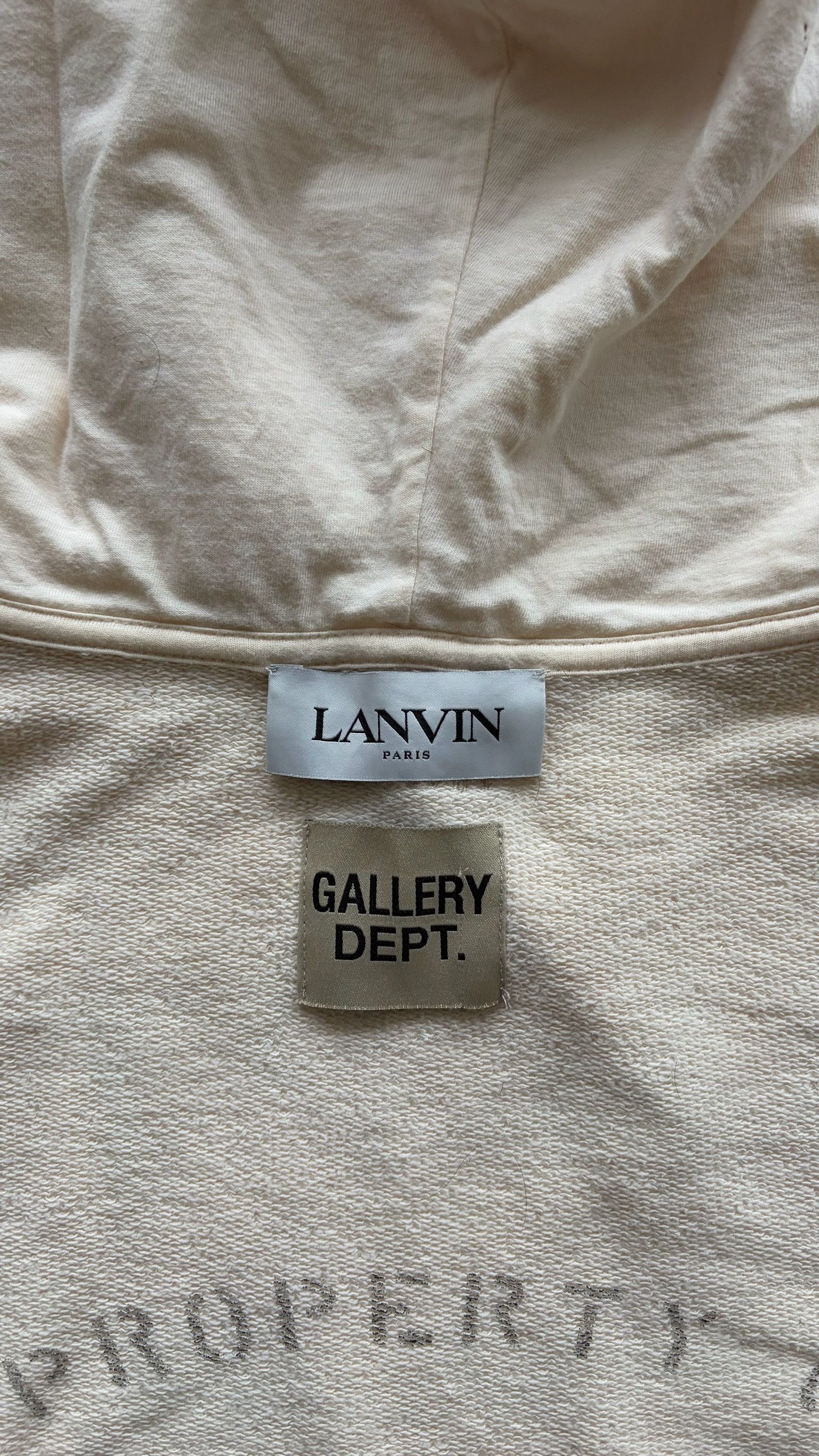 Gallery Dept. Gallery Dept. × Lanvin - Reverse Hoodie Size US M / EU 48-50 / 2 - 7 Thumbnail