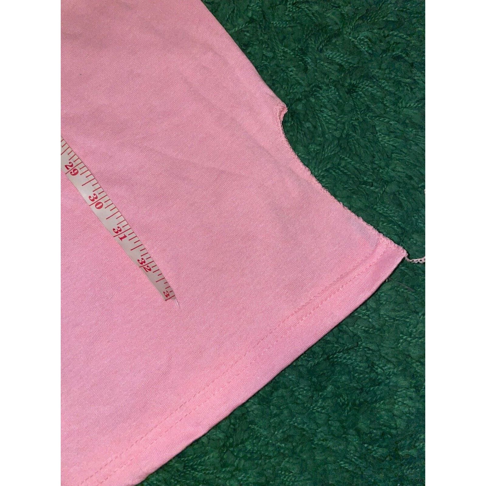 Jerzees 1980s Women's Jerzees Pink Sleeper Sleep Shirt 80s Women OS Size L / US 10 / IT 46 - 13 Thumbnail