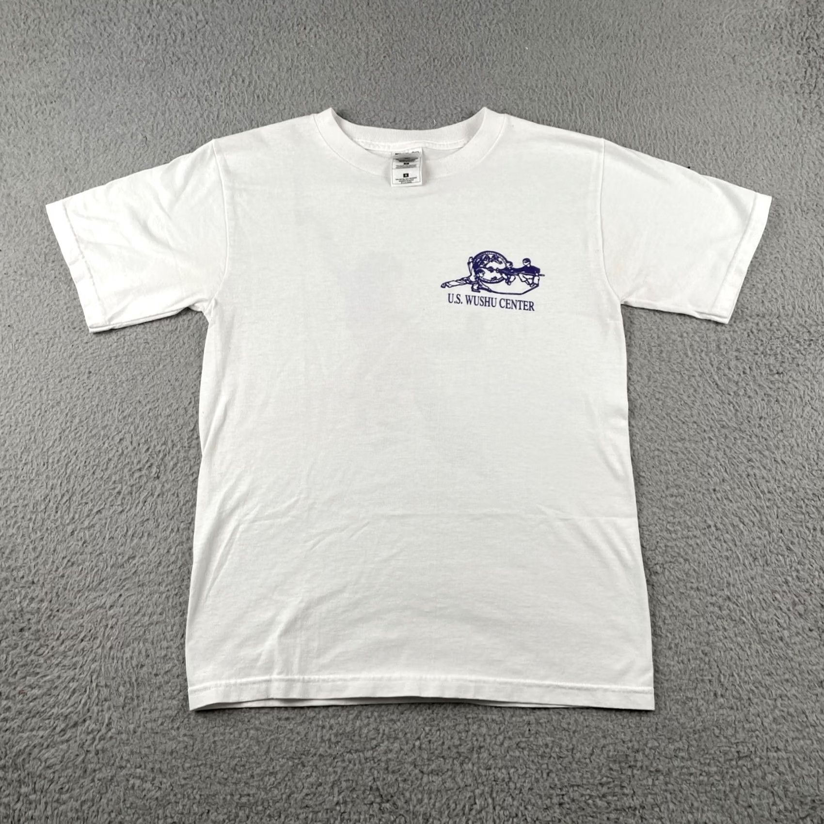 Fruit Of The Loom VINTAGE Fruit Of The Loom Shirt Small White U.S. Wushu Center Martial Arts 50/50 Athletic Size US S / EU 44-46 / 1 - 6 Thumbnail