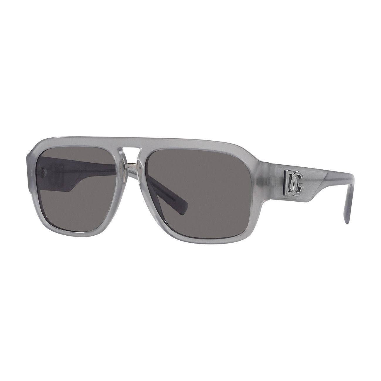 Dolce & Gabbana DOLCE & GABBANA opal gray clear aviator sunglasses Size ONE SIZE - 1 Thumbnail