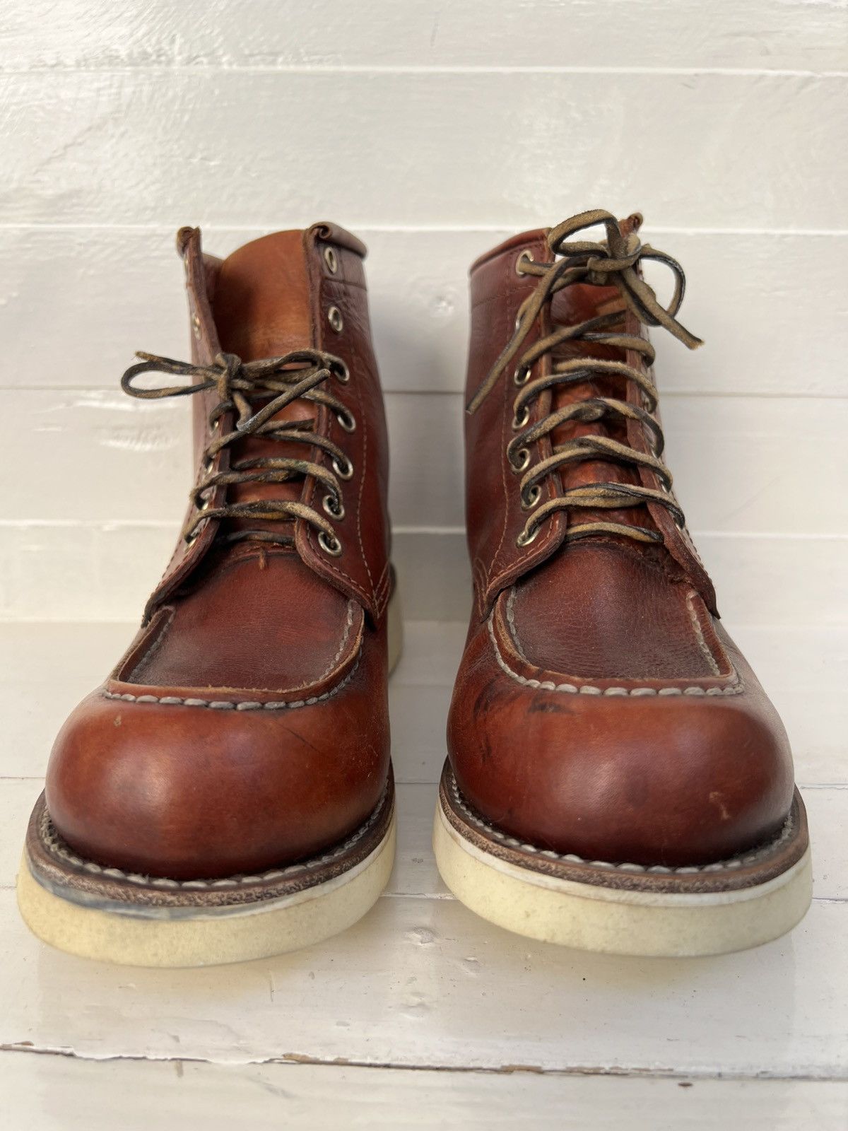 Japanese Brand Alternative Country DAY WALKER Brown leather Men’s Boots Size US 8 / EU 41 - 2 Thumbnail