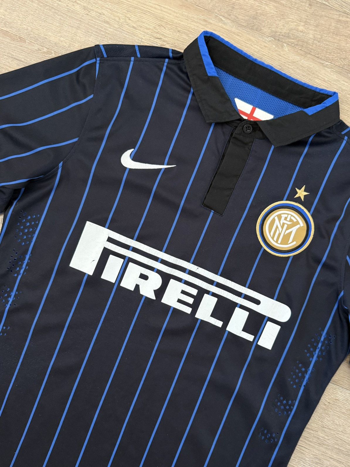 Vintage Inter Milan 2014 Soccer Y2K Bolecore Football Drill Jersey Size US M / EU 48-50 / 2 - 13 Thumbnail