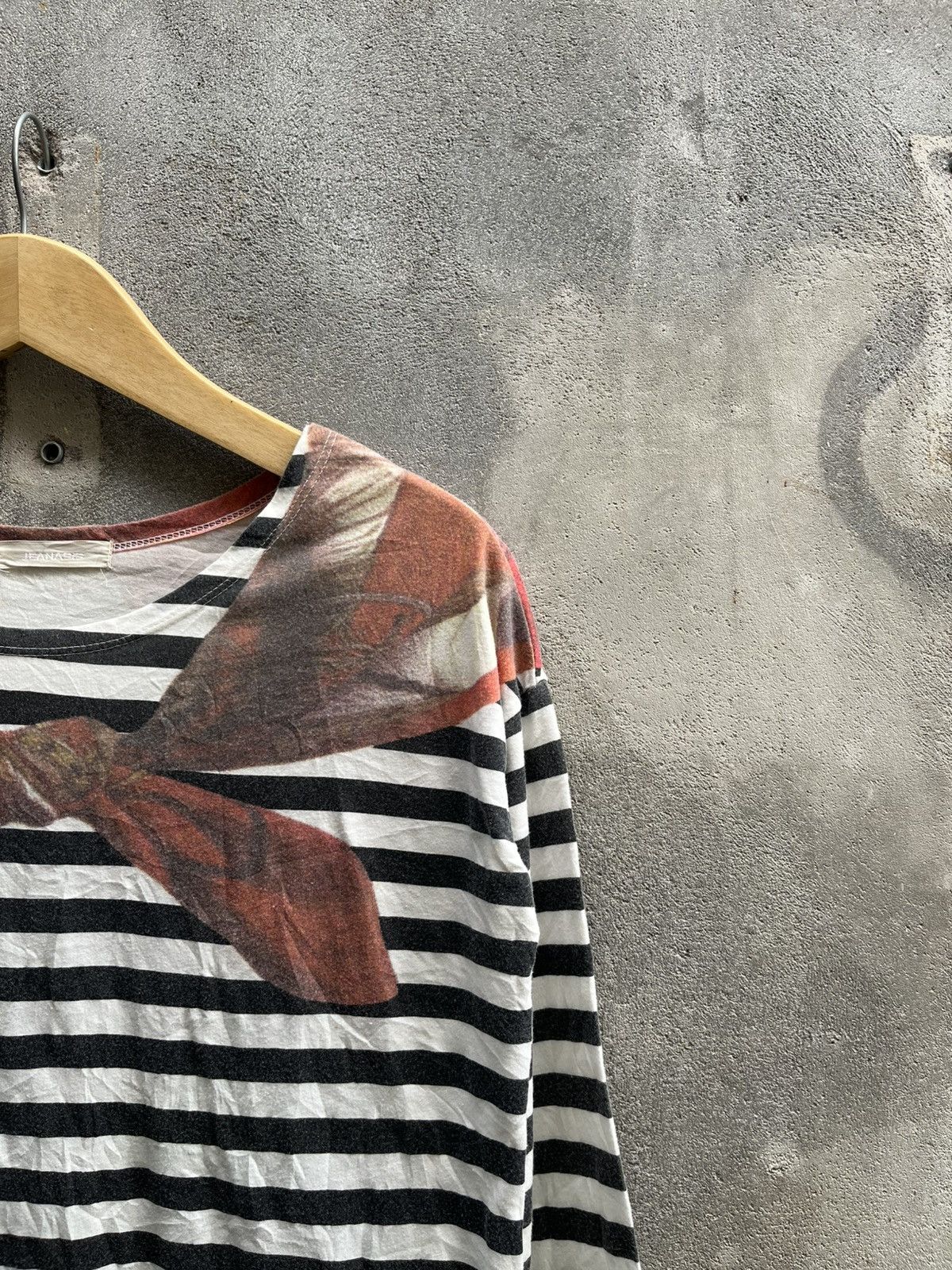 Jean Paul Gaultier × Y/Project JEANASIS Scarf Stripe Tee – Japan Designer Size US XS / EU 42 / 0 - 4 Thumbnail
