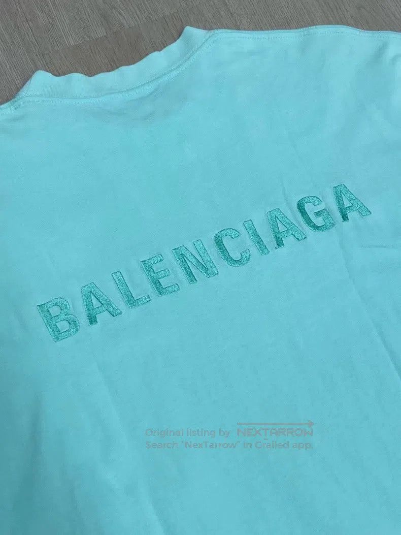 Balenciaga Balenciaga Mint green short sleeve Size US L / EU 52-54 / 3 - 6 Thumbnail