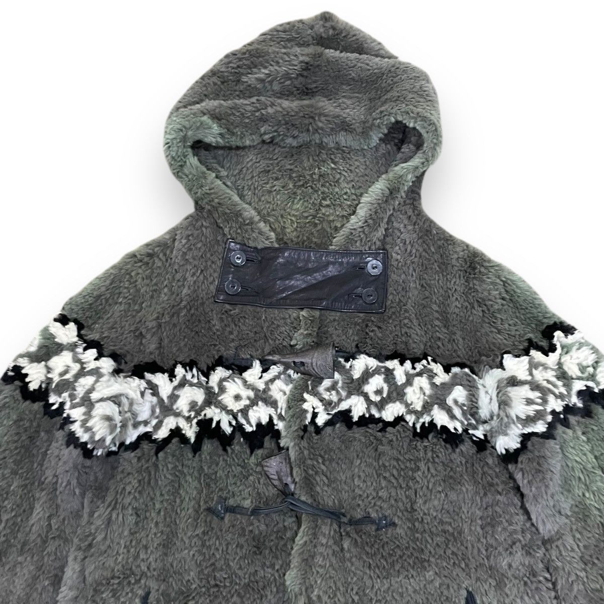 Isamu Katayama Backlash 💰BINDING💰 ISAMU KATAYAMA BACKLASH FUR RABBIT DUFFLE JACKET Size US L / EU 52-54 / 3 - 3 Thumbnail