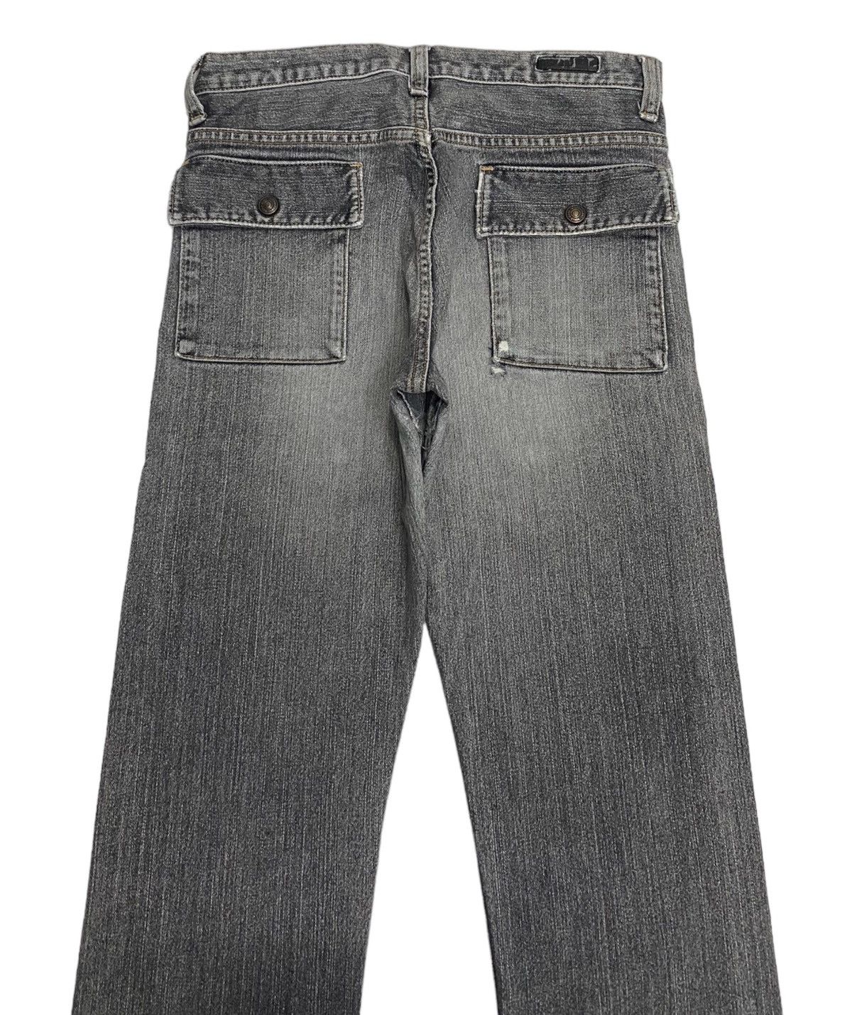 If Six Was Nine 🔥GL HEART DENIM BUSH PANTS DISTRESSED DENIM Size US 28 / EU 44 - 5 Thumbnail