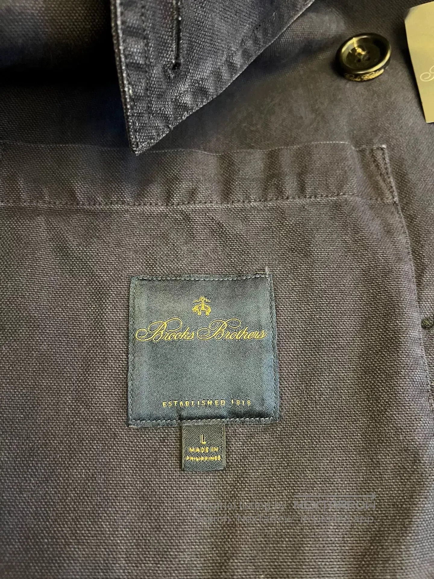 Brooks Brothers Brooks Brothers Navy 740 Trench Coat L. Size US L / EU 52-54 / 3 - 5 Thumbnail