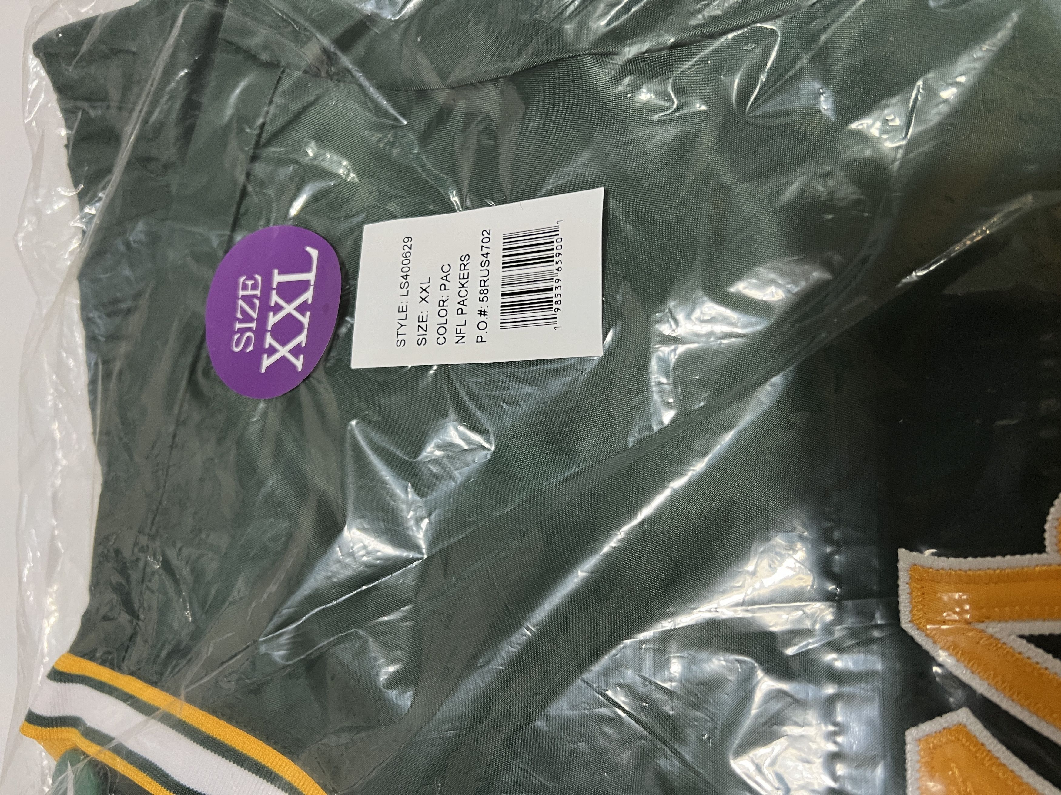 Drake OVO x NFL GREEN BAY PACKERS STARTER® TRAINER PULLOVER JACKET Size US XXL / EU 58 / 5 - 4 Thumbnail