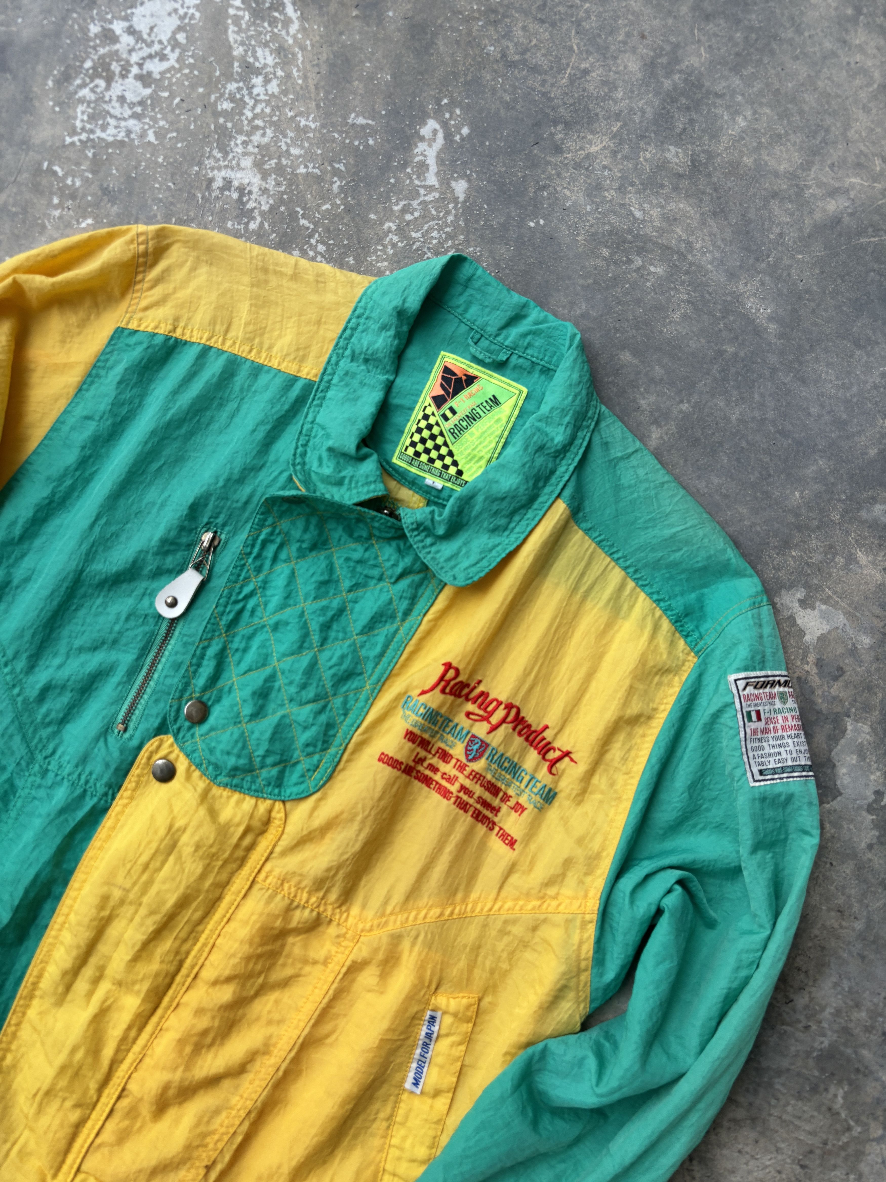 Formula 1 F1 Racing Team Japanese Vintage Motorsport Racing Jacket Size US L / EU 52-54 / 3 - 3 Thumbnail