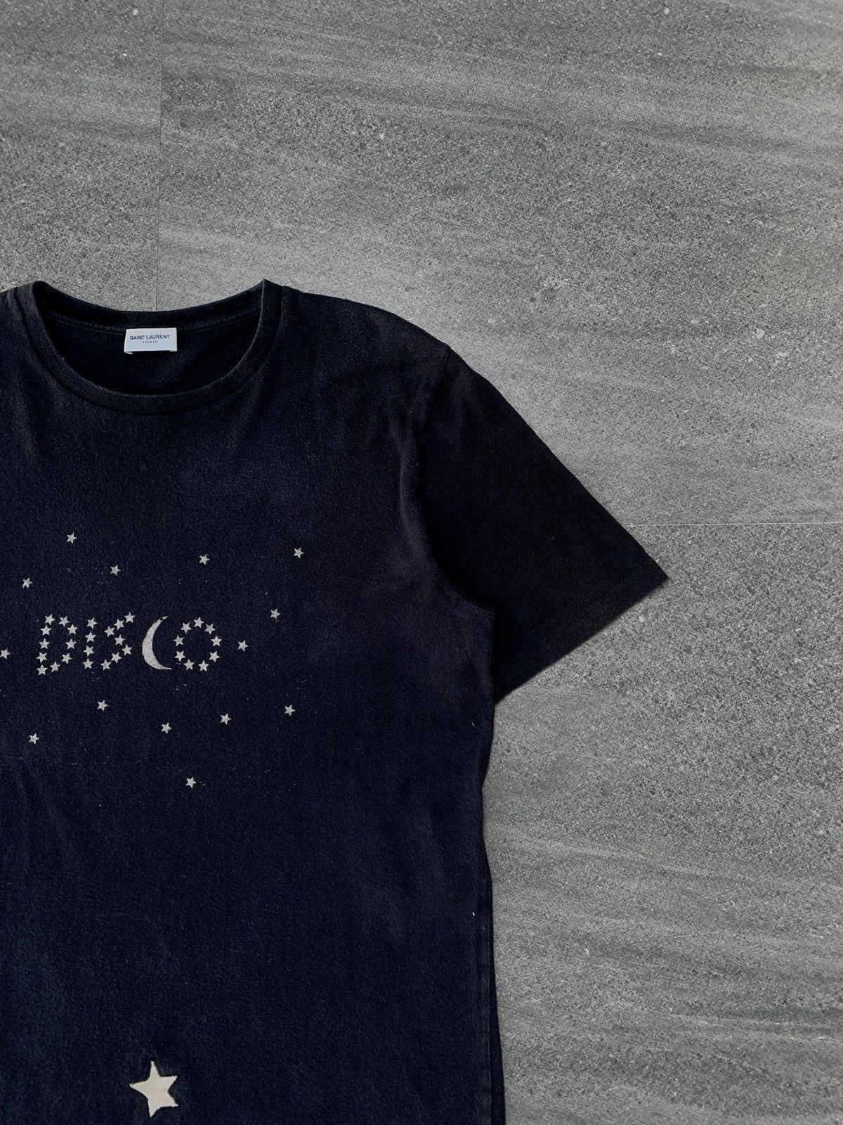 Saint Laurent Paris Disco Stars Tee - Small Size US M / EU 48-50 / 2 - 4 Thumbnail