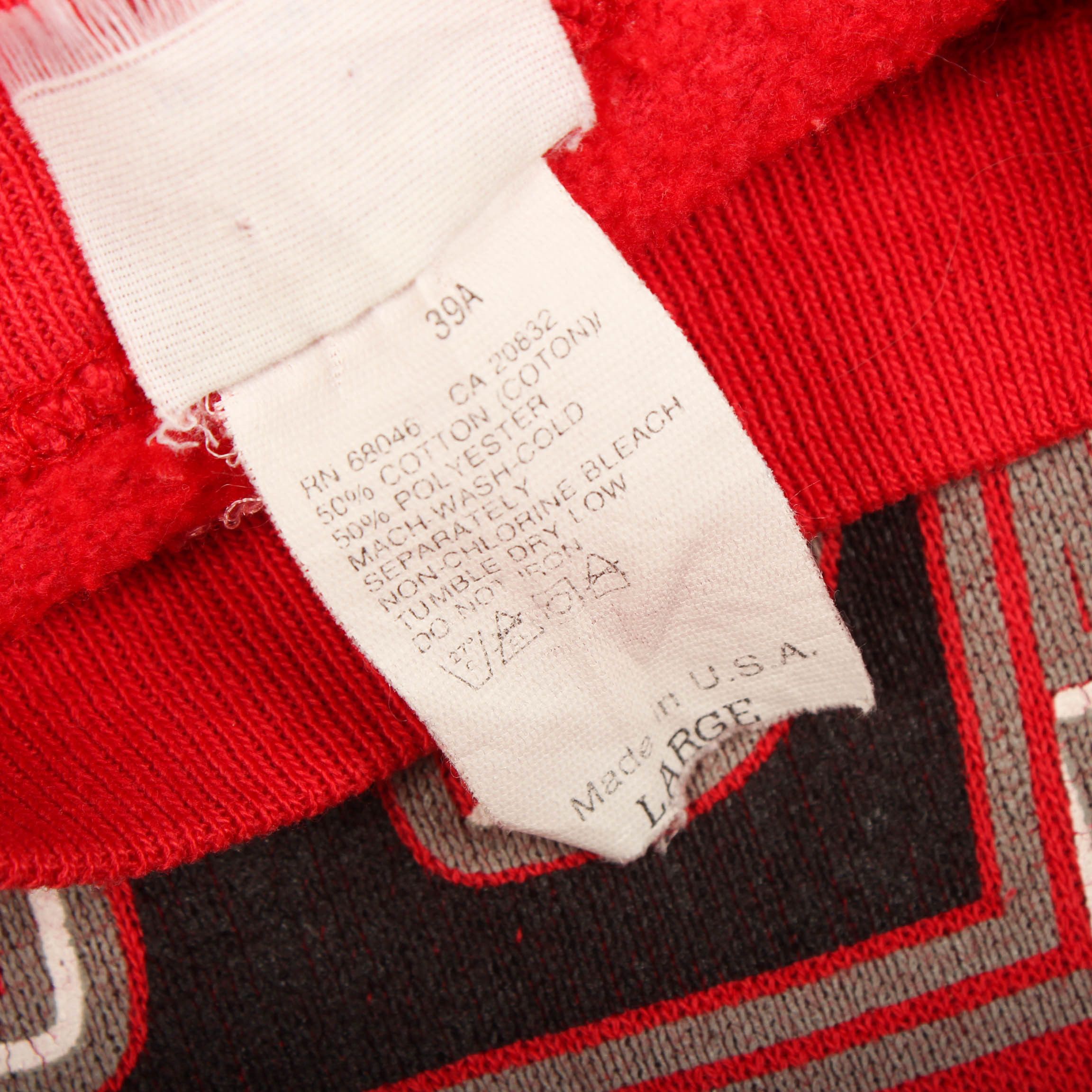 NBA Chicago Bulls Sweatshirt Red 90s NBA Basketball Size US L / EU 52-54 / 3 - 9 Thumbnail