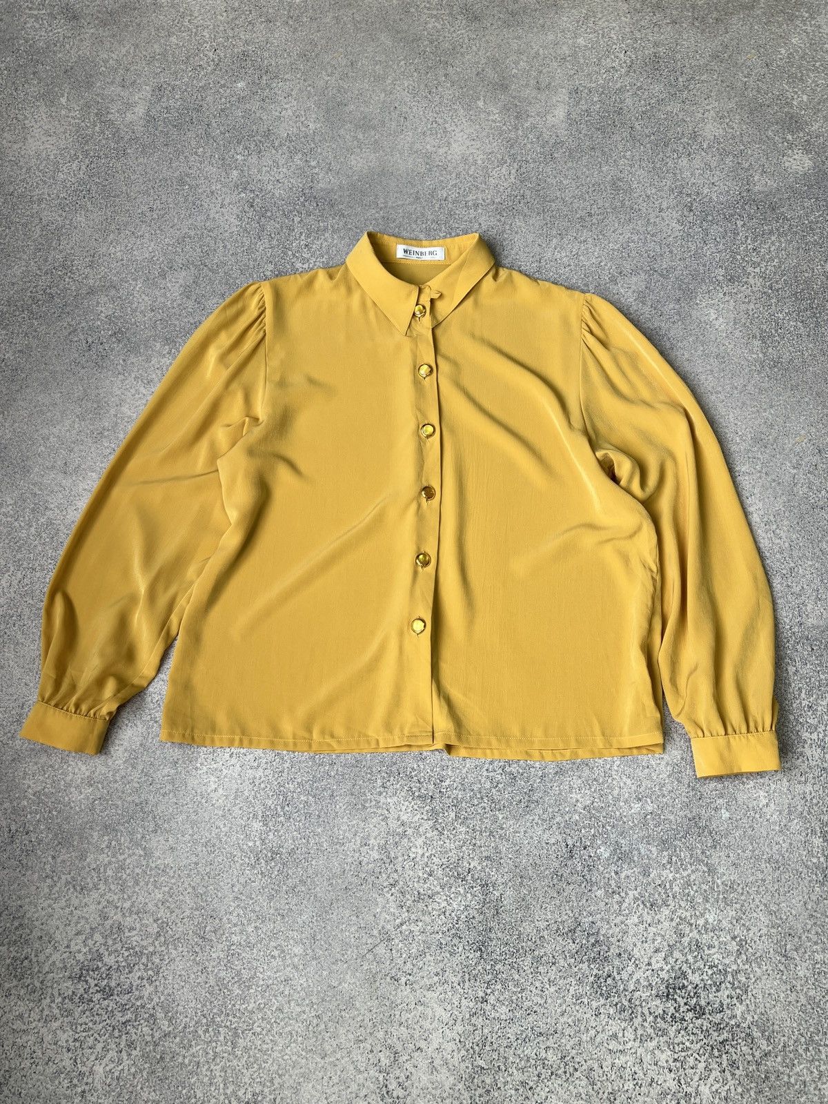 Designer × Vintage Vintage Weinberg Paris Womens Luxury Shirt Size XL / US 12-14 / IT 48-50 - 3 Thumbnail