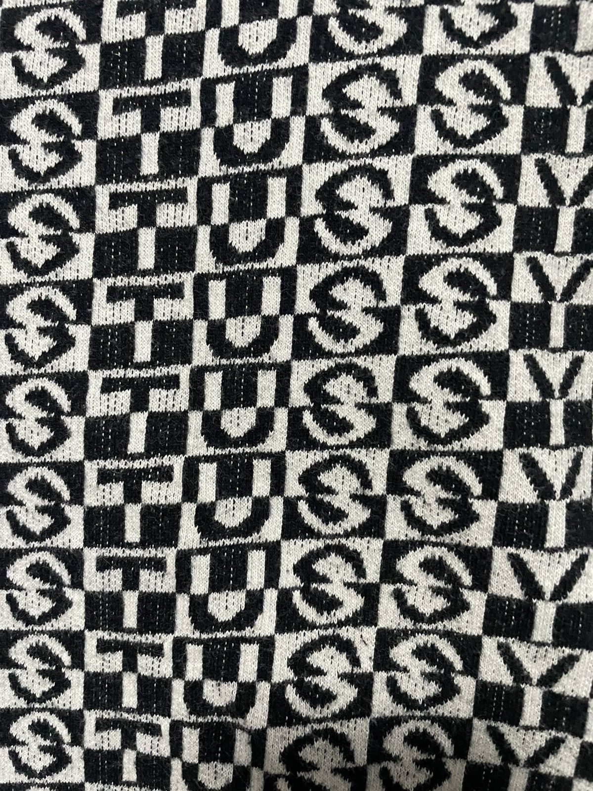 Stussy Rare Stussy Jacquard Check Crew Tee Streetwear T Shirt Y2K Size US M / EU 48-50 / 2 - 5 Thumbnail