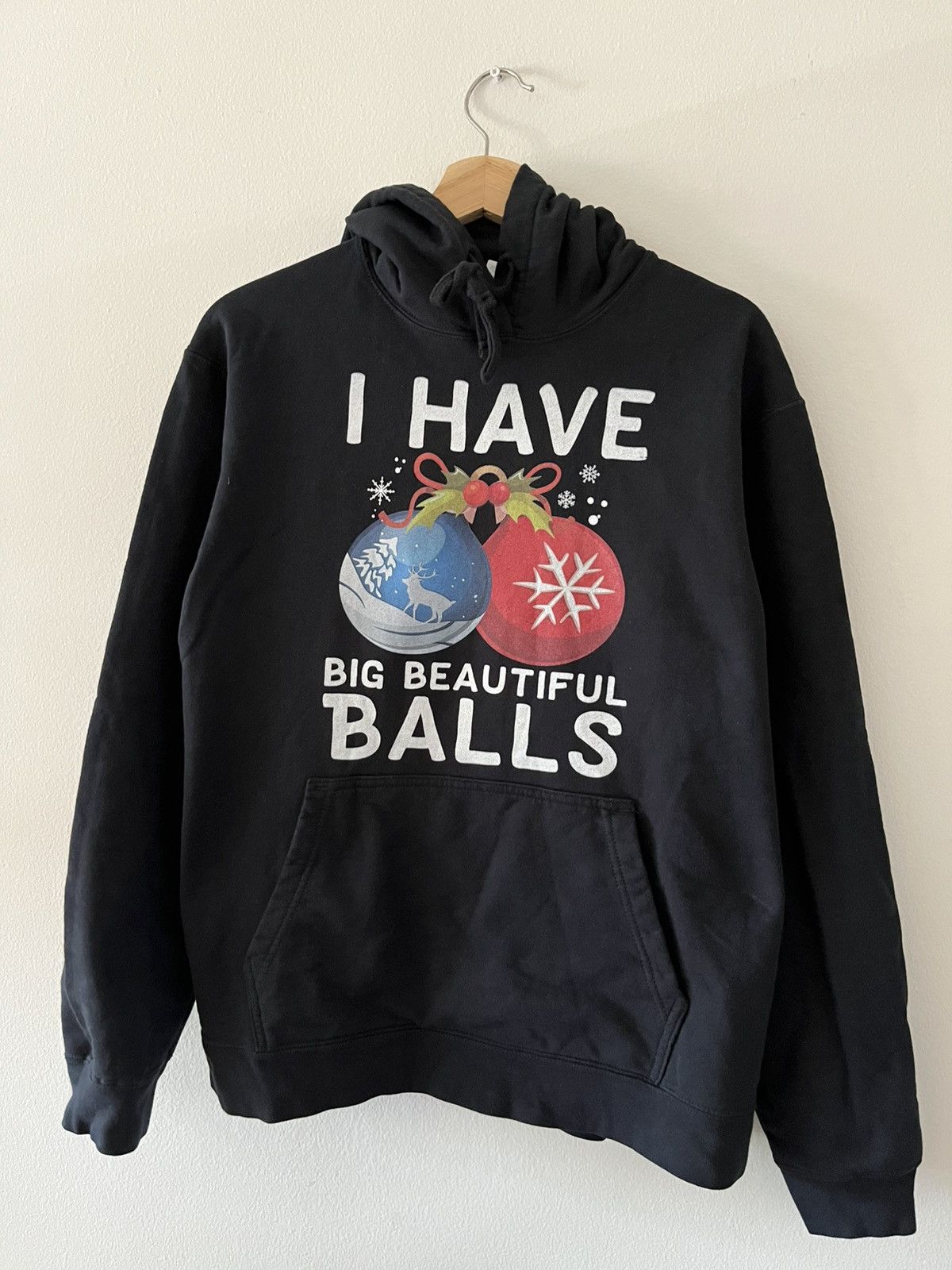 Port Authority I have big beautiful balls black hoodie m size Size US M / EU 48-50 / 2 - 1 Thumbnail