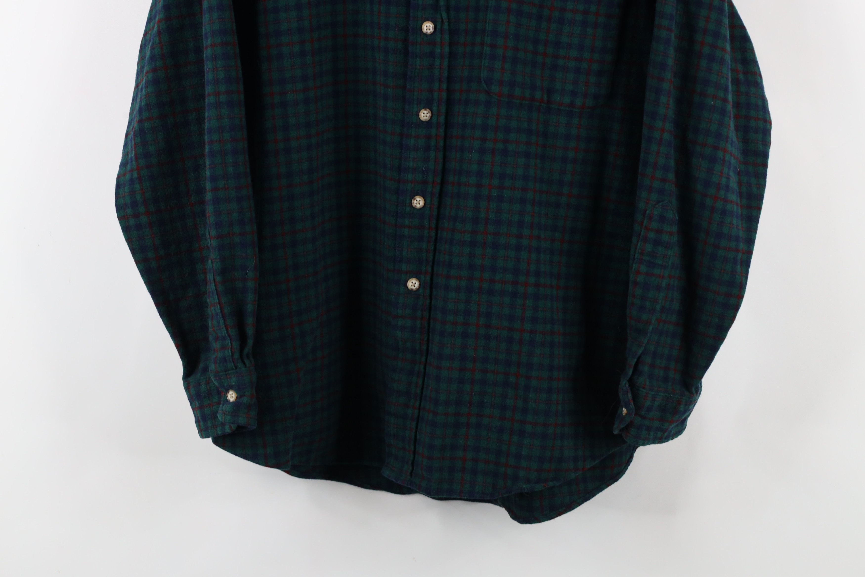 Pendleton × Vintage Vintage 90s Pendleton Wool Board Button Shirt Plaid USA Size US L / EU 52-54 / 3 - 3 Thumbnail