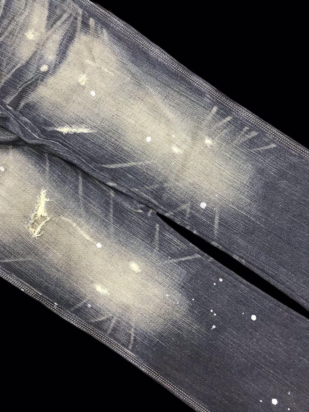 Edwin 💥FLARE💥ARCHIVAL EDWIN PAINT SPLATTER DISTRESSED DENIM F255 Size US 30 / EU 46 - 11 Thumbnail