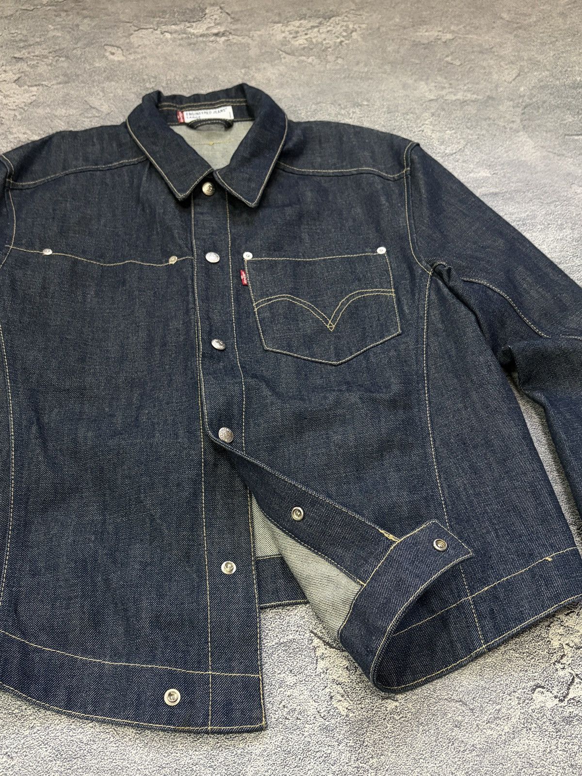 Levi's Levi’s Engineered Jeans Denim Jacket Dark Indigo L Size US L / EU 52-54 / 3 - 8 Thumbnail